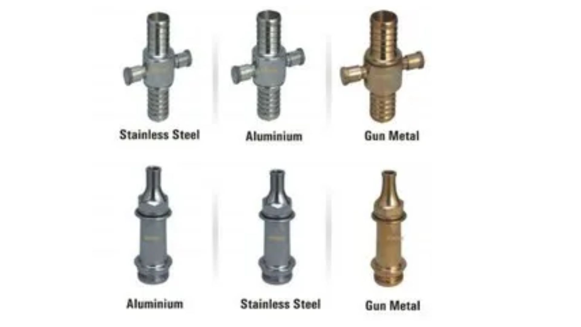 Gun Metal & Stainless Steel & Aluminum